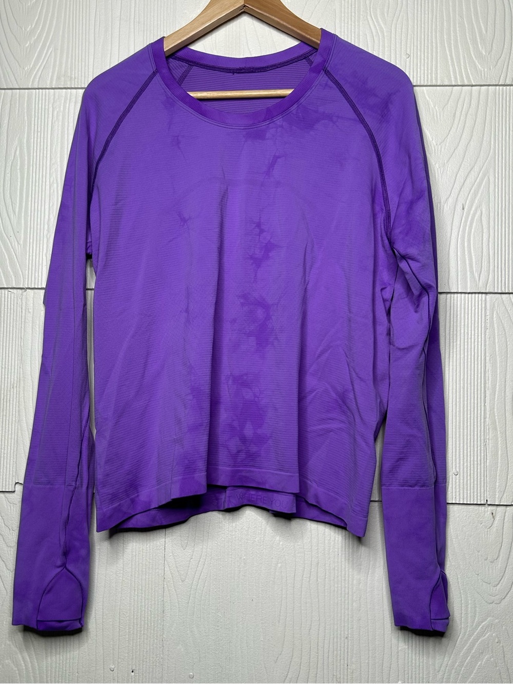 lululemon athletica Purple Long-Sleeve Performance Tee